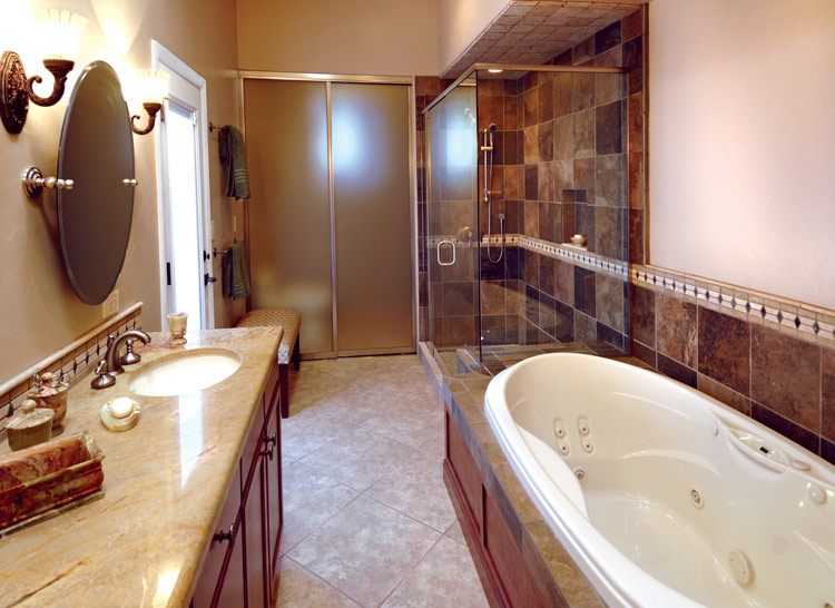 Bathroom by Complete Dimensions Interior Design. Photo by Chris Mooney.